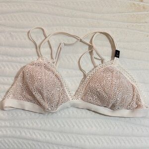 Victoria's Secret Lace Bralette in Soft Cream